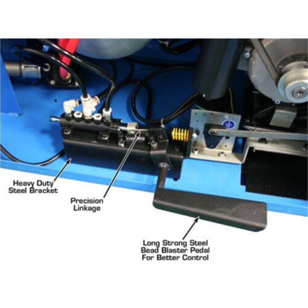 Atlas Automotive Equipment TC229 Rim-Clamp Tire Changer with Beadblaster